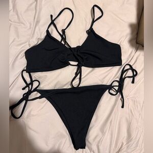 Black Women's Swim Bikini Set